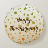感謝祭カボチャ ラウンドクッション (裏面)