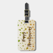 感謝祭カボチャ ラゲッジタグ (正面縦)