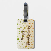 感謝祭カボチャ ラゲッジタグ (裏面縦)