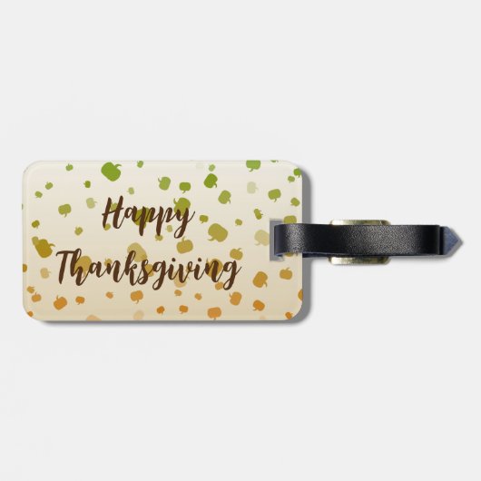感謝祭カボチャ ラゲッジタグ (裏面横)