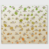 感謝祭カボチャ ラッピングペーパー (フラット)