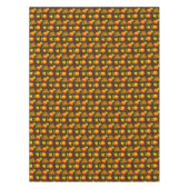 感謝祭カボチャ&紅葉オンブラウン テーブルクロス (正面)