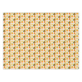 感謝祭カボチャ&紅葉オンライトベージュ テーブルクロス (正面(横))