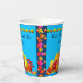 感謝祭カボチャ 紙コップ (左)