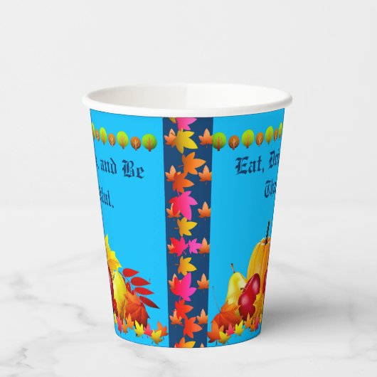 感謝祭カボチャ 紙コップ (左)