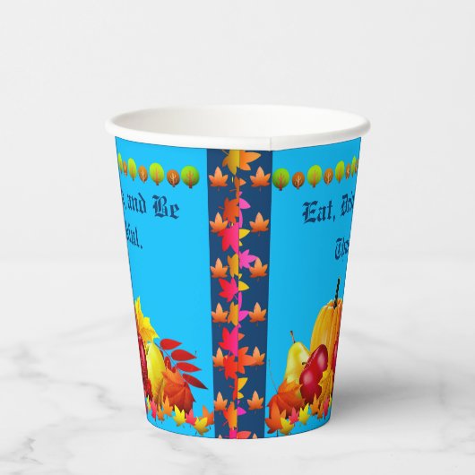 感謝祭カボチャ 紙コップ (右)