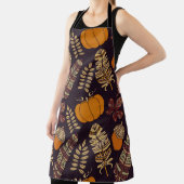 感謝祭カラフルの日、秋のパターン。 エプロン (インサイチュ)