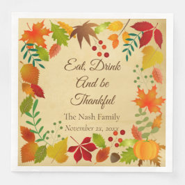 感謝祭カラフルの紅葉