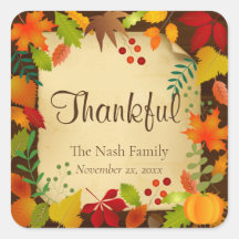 感謝祭カラフルの紅葉