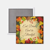 感謝祭カラフルの紅葉 マグネット (正面/裏面)