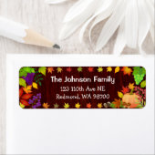 感謝祭カラフル収穫 ラベル (インサイチュ)