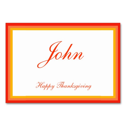 感謝祭カラフル座席表 テーブルナンバー (正面)