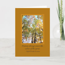 感謝祭カードの色