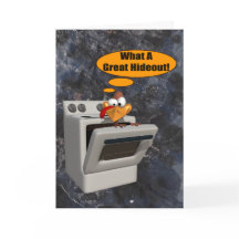 感謝祭カードを隠しているトルコ