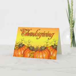 感謝祭カードパンプキンスイラストレーション シーズンカード