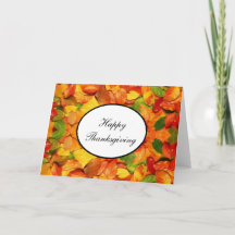 感謝祭カード紅葉#4