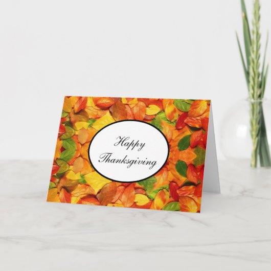 感謝祭カード紅葉#4 シーズンカード (正面)