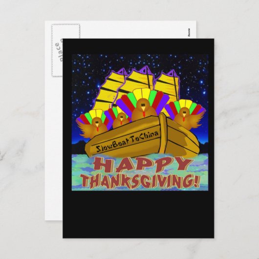 感謝祭カード シーズンポストカード (正面/裏面)