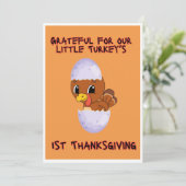 感謝祭カード、七面鳥の日 シーズンカード (スタンド正面)