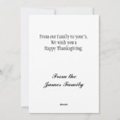 感謝祭カードx7 シーズンカード (裏面)