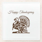 感謝祭ガラスコースター ガラスコースター (正面)