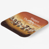 感謝祭キッズ12 ペーパープレート (傾斜あり)