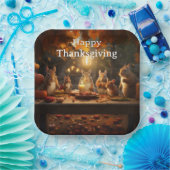 感謝祭キッズ16 ペーパープレート (パーティー)