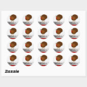 感謝祭キッチンラベルシール ラウンドシール (シート)