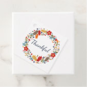 感謝祭ギフトラッピング秋リース感謝祭 フェイバータグ (インサイチュ)