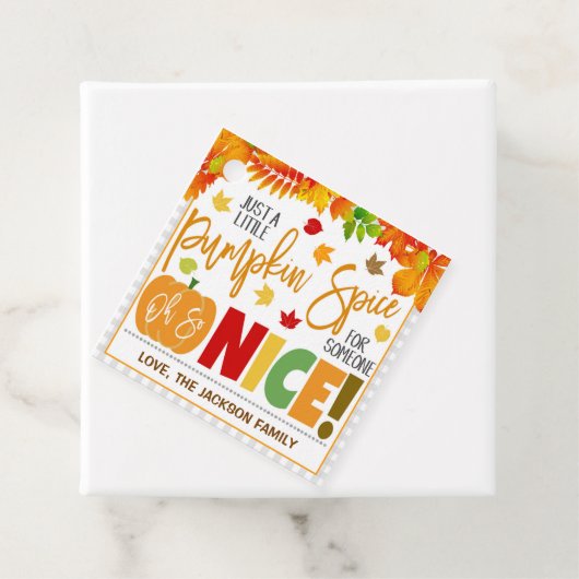 感謝祭ギフトラベル フェイバータグ (インサイチュ)