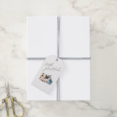 感謝祭ギフトラベル,フローラ,カボチャ ギフトタグ (より糸付き)