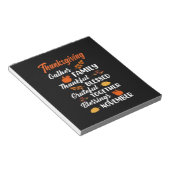 感謝祭ギャザーファミリー ノートパッド (アングル)