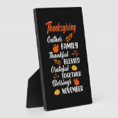 感謝祭ギャザーファミリー フォトプラーク (側面)