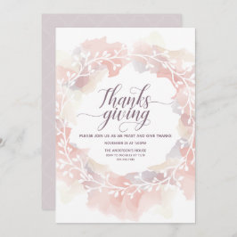 感謝祭ギャザー招待状カスタム- 招待状