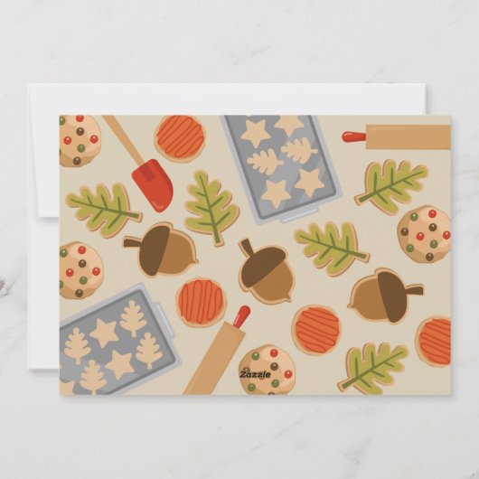 感謝祭クッキー シーズンカード (裏面)