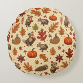 感謝祭クッション ラウンドクッション (正面)