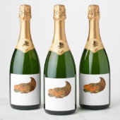 感謝祭クラシックコルヌコピアTシャツ スパークリングワインラベル (ボトル)