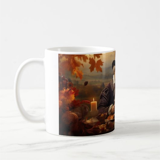 感謝祭クラシック28マグカップ コーヒーマグカップ (左)