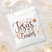 感謝祭クリスチャン引用文 フェイバーバッグ (クリップ留めされた状態)