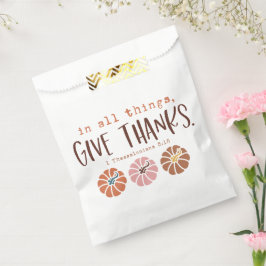 感謝祭クリスチャン引用文 フェイバーバッグ