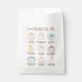 感謝祭クリスチャン引用文 フェイバーバッグ (正面)