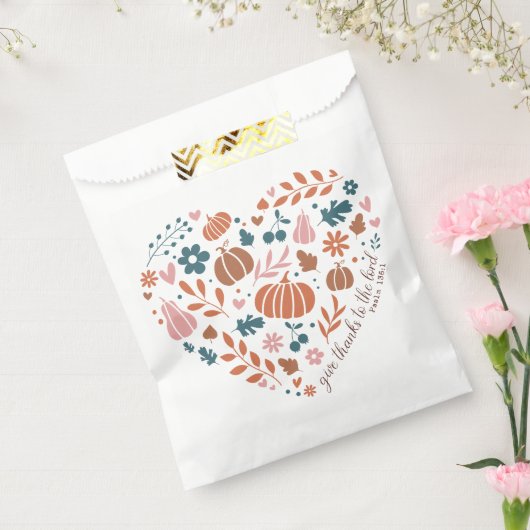 感謝祭クリスチャン引用文 フェイバーバッグ (封をした状態)