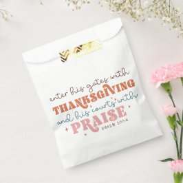 感謝祭クリスチャン引用文 フェイバーバッグ