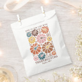 感謝祭クリスチャン引用文 フェイバーバッグ (クリップ留めされた状態)