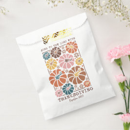 感謝祭クリスチャン引用文 フェイバーバッグ