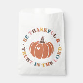 感謝祭クリスチャン引用文 フェイバーバッグ (正面)