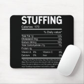 感謝祭クリスマスは栄養的な事実を詰め込む マウスパッド (マウス)