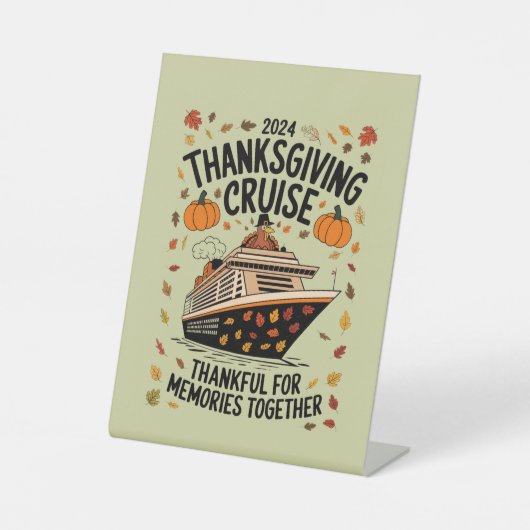 感謝祭クルーズ2024思い出に感謝 台座サイン (正面)