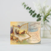 感謝祭クールシーンヴィンテージはがき ポストカード (スタンド正面)