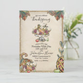 感謝祭グリッター秋ハーベスト 招待状 (スタンド正面)